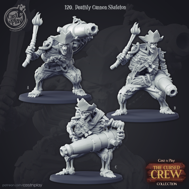 Deathly Cannon Skeleton